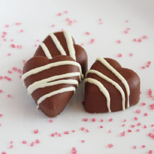 Heart shape truffle